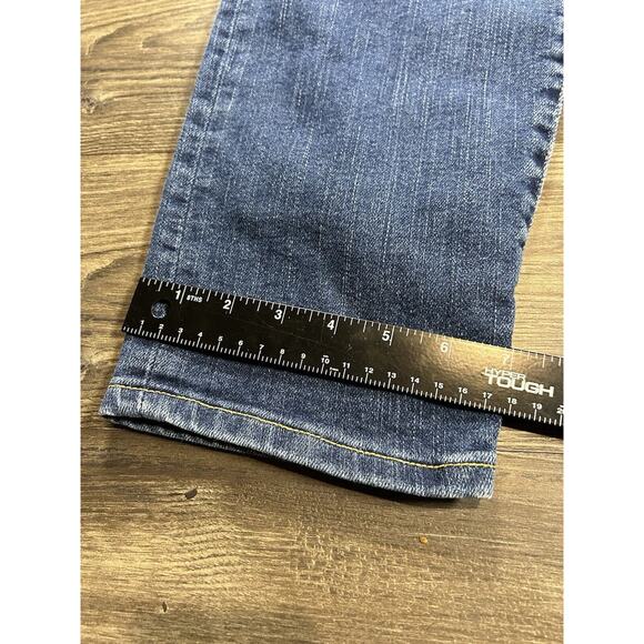 Vntg Levi’s 512 Slim Taper Womens Jeans Size 10 Mis Dark Wash‎ Denim Made in USA - Picture 2 of 7